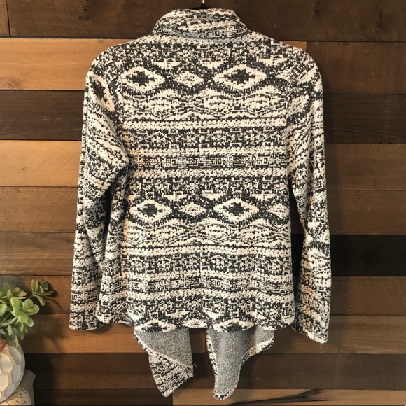 Women's Fuzzy Jacquard Jacket - Knox Rose - Picture 3 of 4